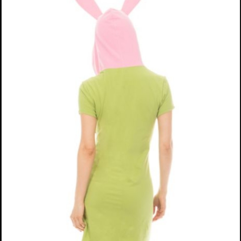 Bob's Burgers Louise S/S Hooded Dress Ears SZ L - Picture 2 of 8